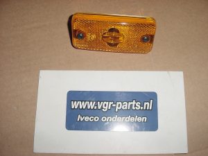 oranje zijmarkering lamp